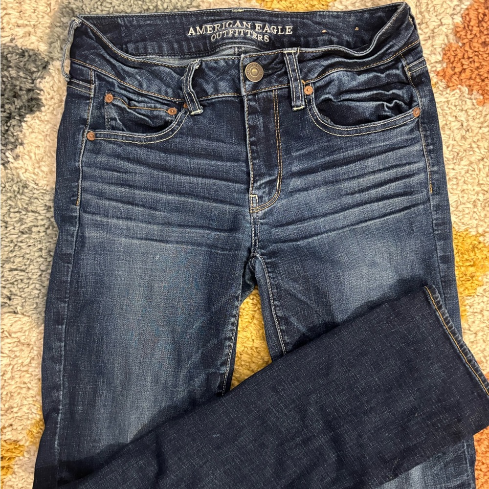 American Eagle Outfitters Dark Wash Women's Jeans - Picture 5 of 6